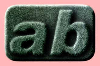 Embossed Leather Text Effect 001