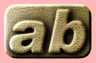Embossed Leather Text Effect 009
