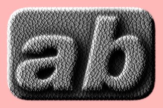 Embossed Leather Text Effect 012