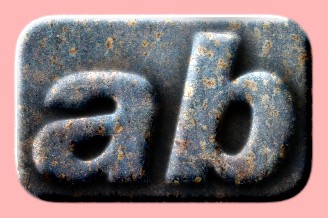 Embossed Metallic Text Effect 023