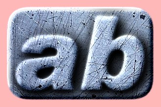 Embossed Metallic Text Effect 058