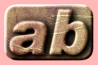 Embossed Metallic Text Effect 060