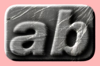 Embossed Plastic Text Effect 001