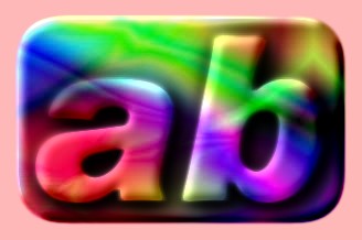 Embossed Rainbow Text Effect 023