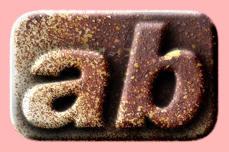 Embossed Rust Text Effect 001