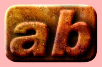 Embossed Rust Text Effect 002