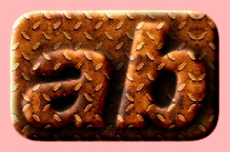 Embossed Rust Text Effect 007