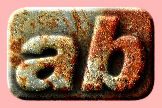 Embossed Rust Text Effect 011