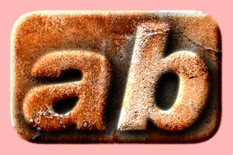 Embossed Rust Text Effect 013