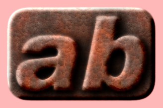Embossed Rust Text Effect 018