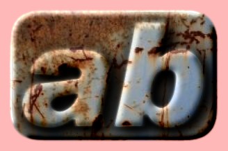 Embossed Rust Text Effect 019