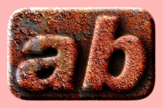 Embossed Rust Text Effect 029