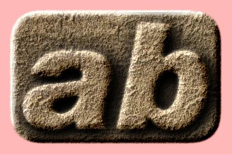 Embossed Sand Text Effect 003