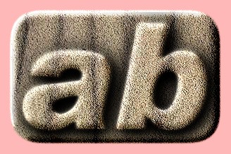 Embossed Sand Text Effect 009