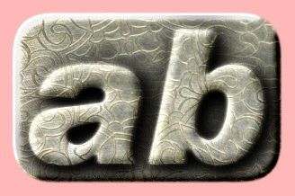 Embossed Silver Text Effect 004