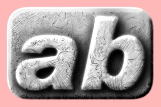 Embossed Silver Text Effect 017