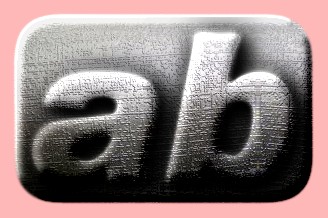 Embossed Steel Text Effect 004