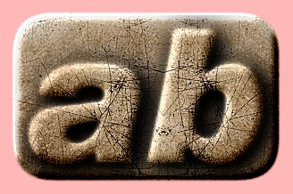 Embossed Steel Text Effect 006