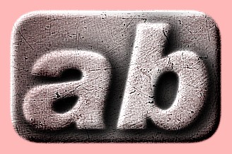 Embossed Steel Text Effect 008