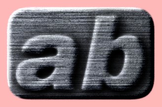 Embossed Steel Text Effect 014