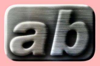 Embossed Steel Text Effect 016