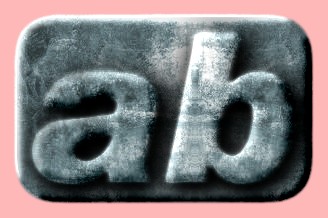 Embossed Steel Text Effect 018