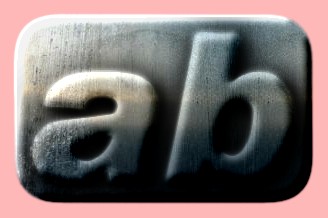 Embossed Steel Text Effect 019