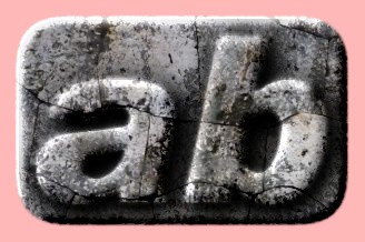 Embossed Stone Text Effect 004