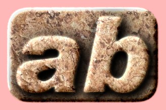 Embossed Stone Text Effect 007