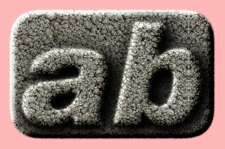 Embossed Stone Text Effect 010