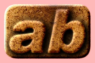 Embossed Stone Text Effect 018