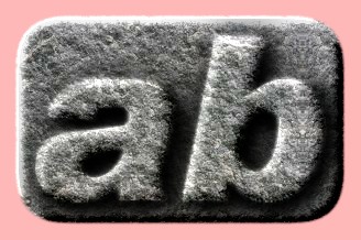 Embossed Stone Text Effect 034