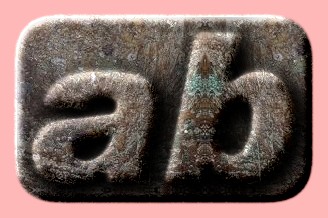 Embossed Stone Text Effect 037