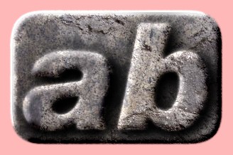 Embossed Stone Text Effect 041