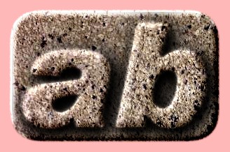 Embossed Stone Text Effect 042