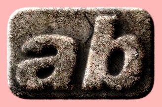 Embossed Stone Text Effect 069