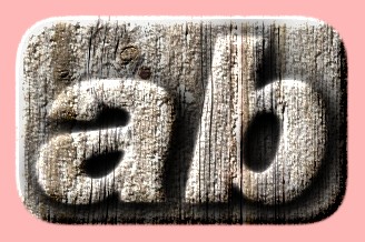 Embossed Wood Text Effect 009