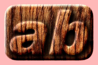 Embossed Wood Text Effect 013