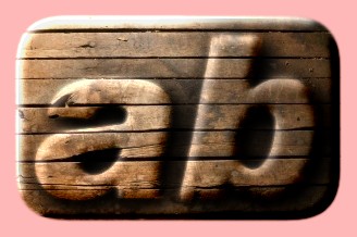 Embossed Wood Text Effect 018