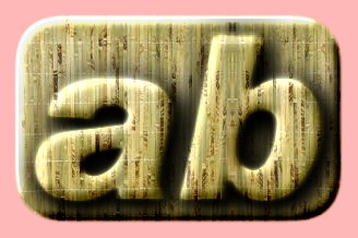 Embossed Wood Text Effect 025