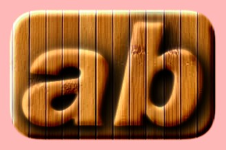 Embossed Wood Text Effect 026