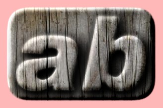 Embossed Wood Text Effect 036