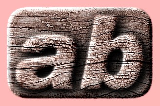 Embossed Wood Text Effect 043