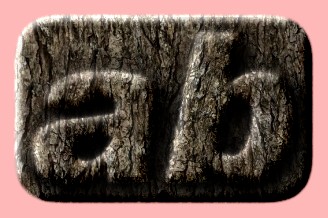 Embossed Wood Text Effect 055