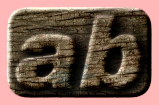 Embossed Wood Text Effect 056