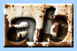 Engraved Rust Text Effect 012