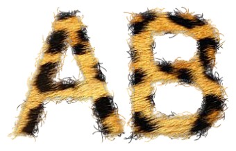 Realistic Fur Text Logo Effect 11