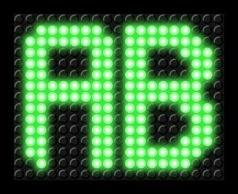 Led Text Effect 1