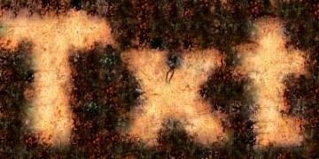 Procedural Dirty Metal 2 Text Effect