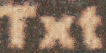 Procedural Dirty Metal 4 Text Effect